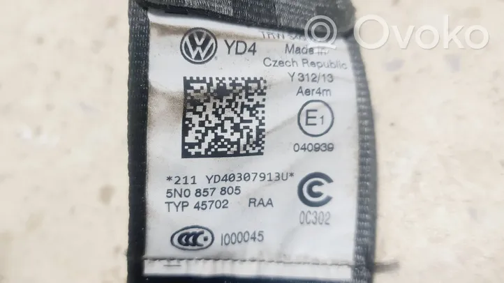 Volkswagen Tiguan Ceinture de sécurité arrière 5N0857805