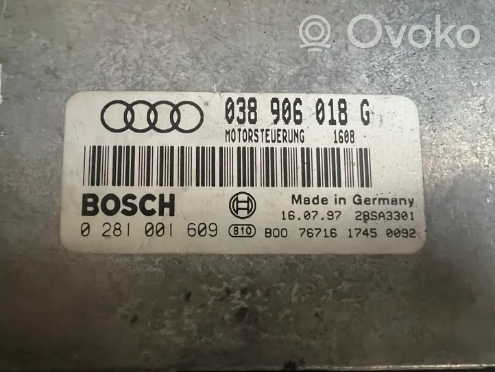 Audi A6 S6 C5 4B Moottorin ohjainlaite/moduuli 038906018G