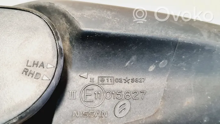 Nissan Almera N16 Specchietto retrovisore elettrico portiera anteriore E11015827
