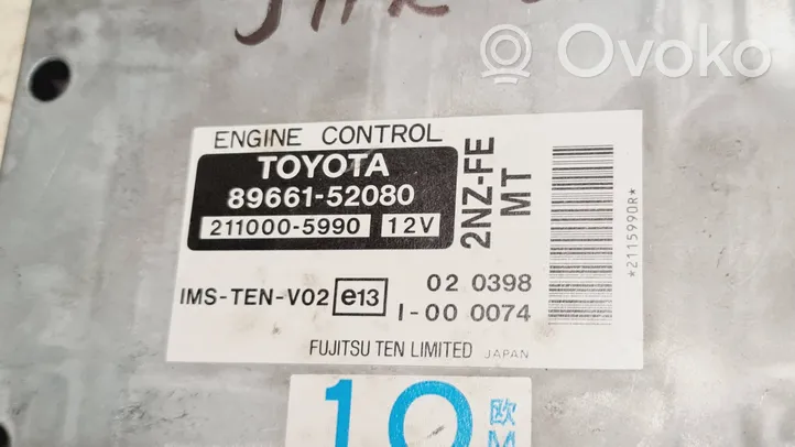 Toyota Yaris Sterownik / Moduł ECU 8966152080