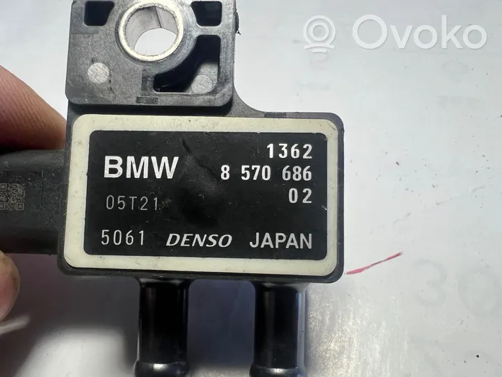 BMW 5 F10 F11 Датчик давления выхлопного газа 8570686