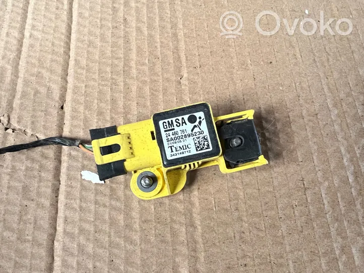 Opel Astra H Airbag deployment crash/impact sensor 24460761