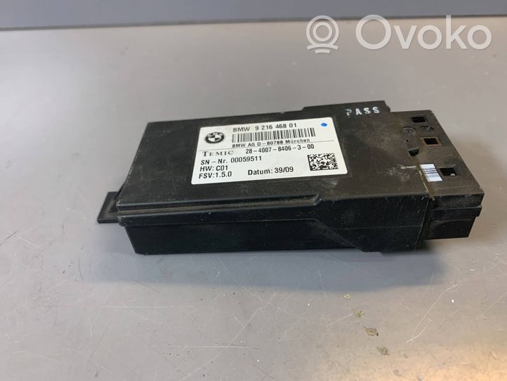 BMW 7 F01 F02 F03 F04 Relè riscaldamento sedile 9216468