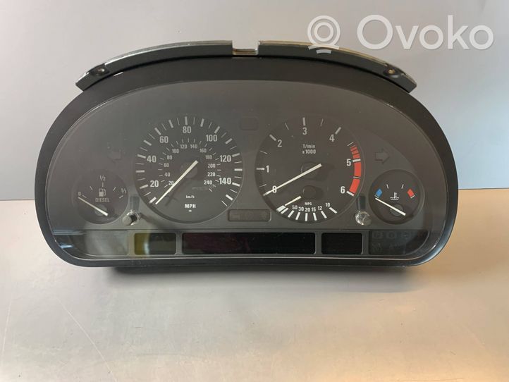 BMW 5 E39 Compteur de vitesse tableau de bord 62116923066