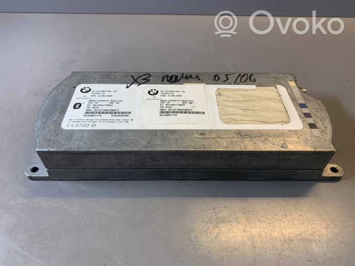 BMW X5 E53 Moduł / Sterownik Bluetooth 6963758