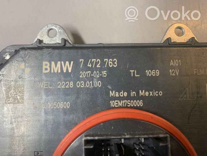 BMW X3 G01 Module de contrôle de ballast LED 7472763