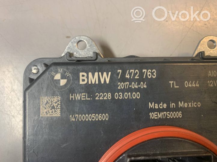 BMW X3 G01 LED-liitäntälaitteen ohjausmoduuli 7472763