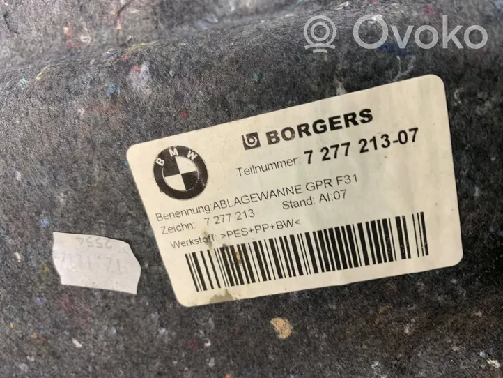 BMW 3 F30 F35 F31 Doublure de coffre arrière, tapis de sol 7277213