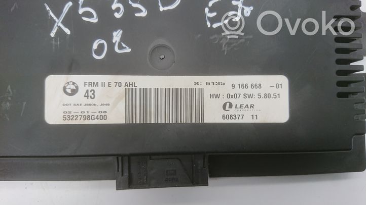 BMW X5 E70 Šviesų modulis 61359166668