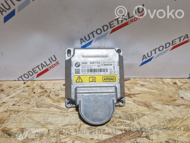 BMW 1 F20 F21 Centralina/modulo airbag 6887752