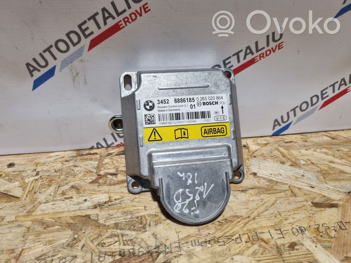 BMW 1 F20 F21 Oro pagalvių valdymo blokas 6886185