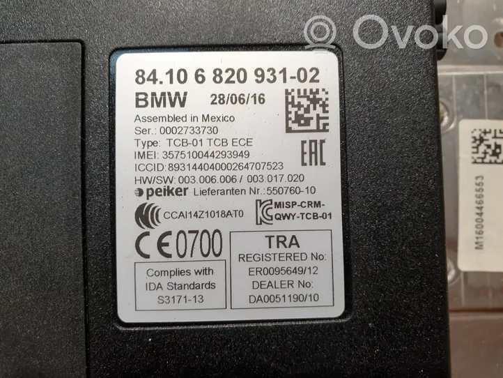 BMW 2 F45 Moduł / Sterownik Bluetooth 6820931