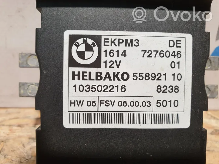 BMW X5 E70 Sterownik / Moduł pompy wtryskowej 7276046