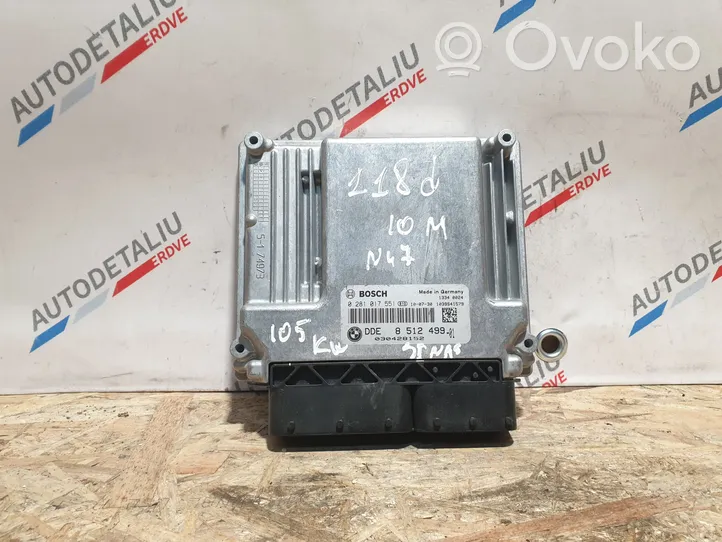 BMW X1 E84 Sterownik / Moduł ECU 8512499