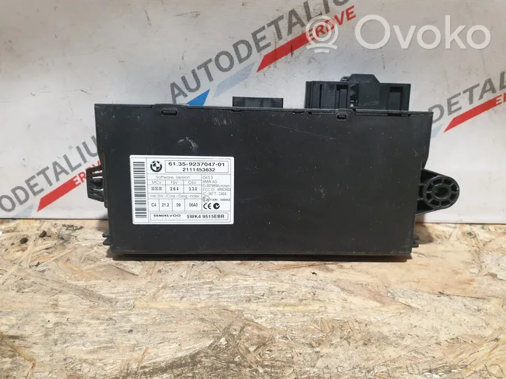 BMW 1 E82 E88 Unité de contrôle module CAS 9237047