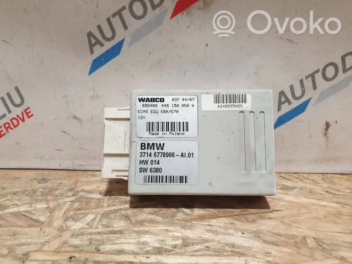 BMW X5 E70 Module de commande suspension pneumatique arrière 6778966