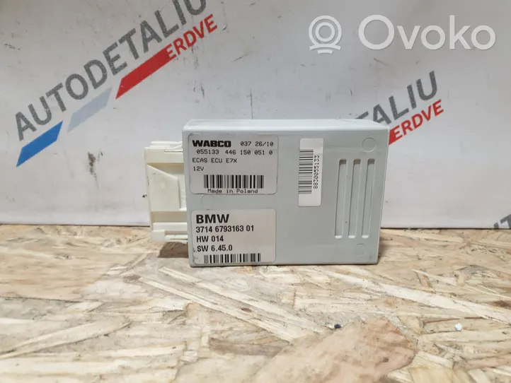 BMW X5 E70 Module de commande suspension pneumatique arrière 6793163