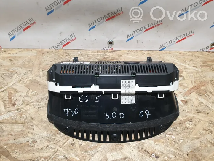 BMW 7 E65 E66 Compteur de vitesse tableau de bord 9124813