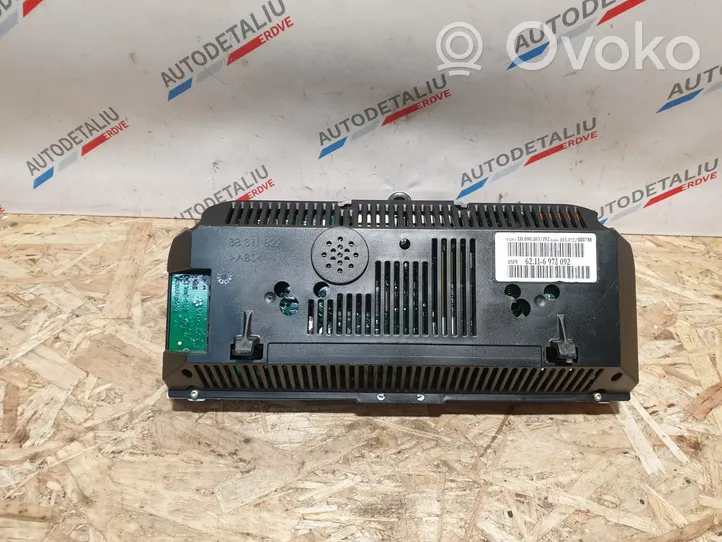 BMW 7 E65 E66 Tachimetro (quadro strumenti) 6972092