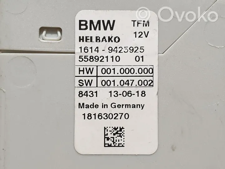 BMW 3 F30 F35 F31 Sterownik / Moduł pompy wtryskowej 9425925