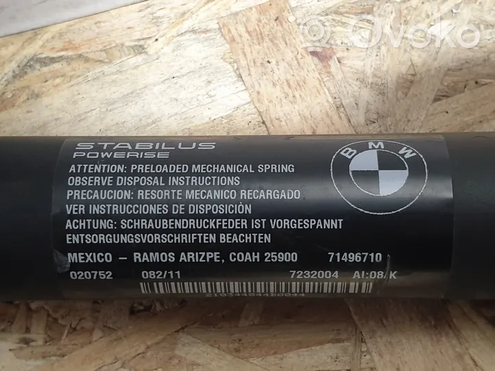 BMW X3 F25 Gasdruckfeder Dämpfer Heckklappe Kofferraumdeckel 7232004