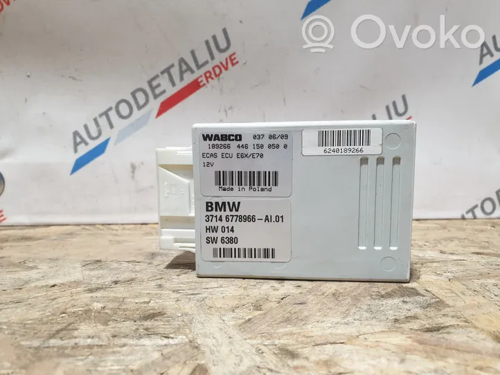 BMW X5 E70 Module de commande suspension pneumatique arrière 6778966