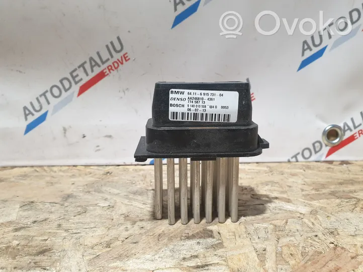 BMW Z4 E89 Heater blower motor/fan resistor 6915731