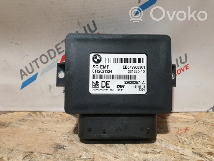 BMW 6 F12 F13 Unité de contrôle, module EMF frein arrière 6799083