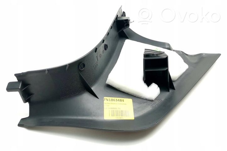 Volkswagen Sharan Rivestimento del sottoporta delle minigonne laterali 7N1863484