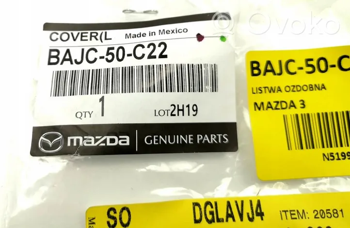 Mazda 3 Modanatura separatore del paraurti anteriore BAJC-50-C22