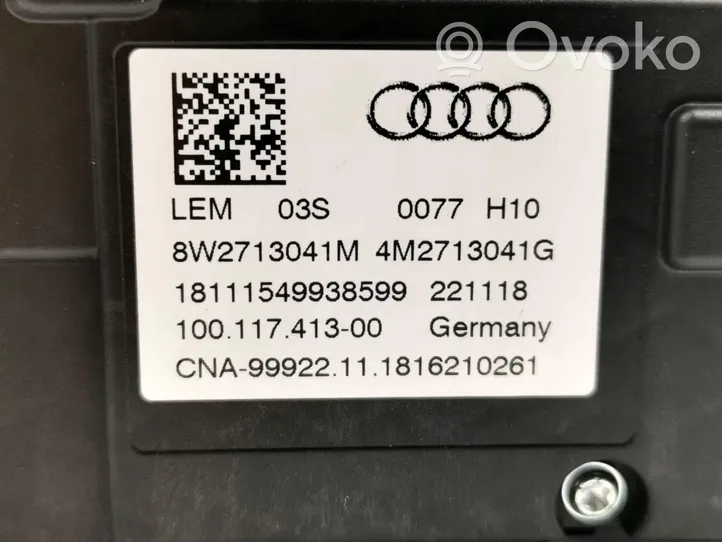 Audi A4 S4 B9 8W Vaihteenvalitsimen vaihtaja vaihdelaatikossa 8W2713041M