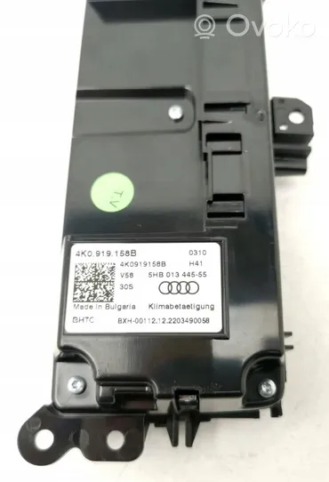 Audi A6 S6 C8 4K Panel klimatyzacji 4K0919158B