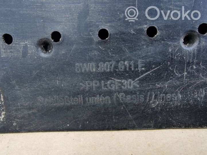 Audi A4 S4 B9 8W Osłona pod zderzak przedni / Absorber 8W0807611E