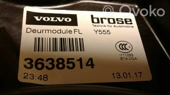 Volvo V40 Alzacristalli manuale della portiera anteriore 31456699
