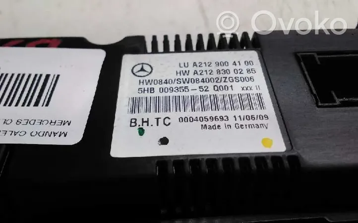 Mercedes-Benz CLK AMG A208 C208 Module unité de contrôle climatisation A2129004100