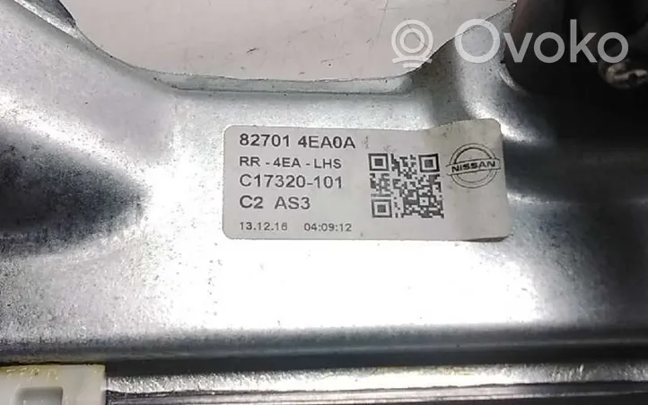 Nissan Qashqai Takaikkunan nostomekanismi ilman moottoria 827014EA0A