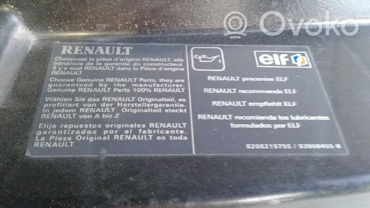 Renault Trafic II (X83) Tableau de bord 