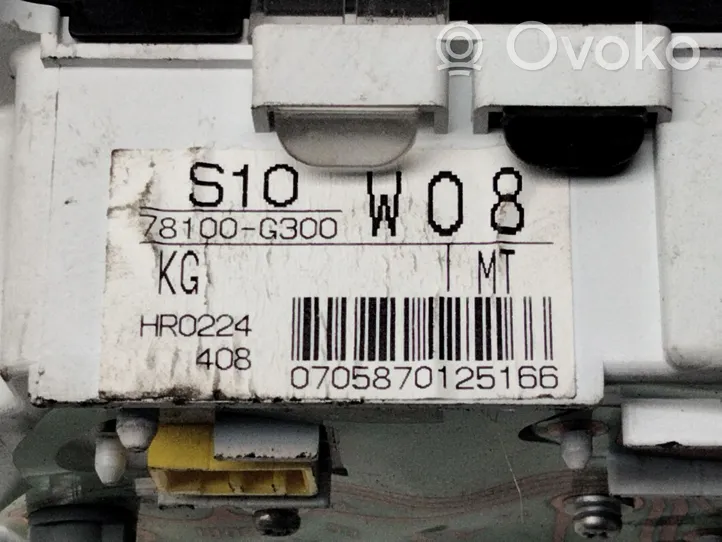 Honda CR-V Tachimetro (quadro strumenti) 78100G300