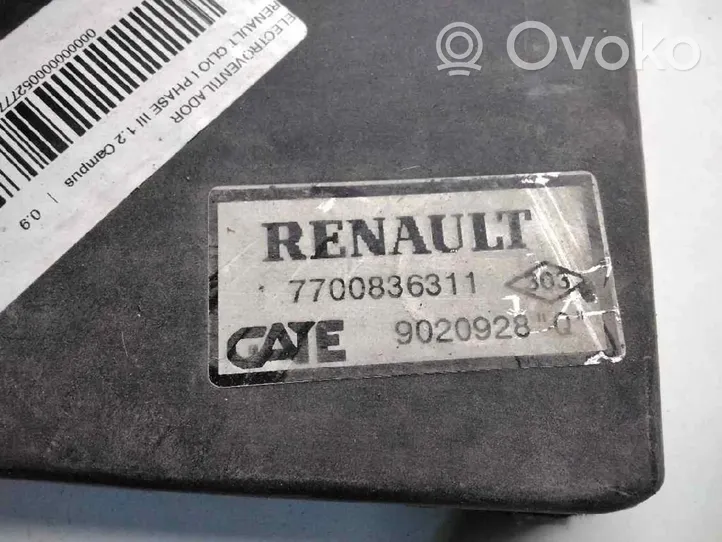 Renault Clio I Jäähdyttimen jäähdytinpuhallin 7700836311
