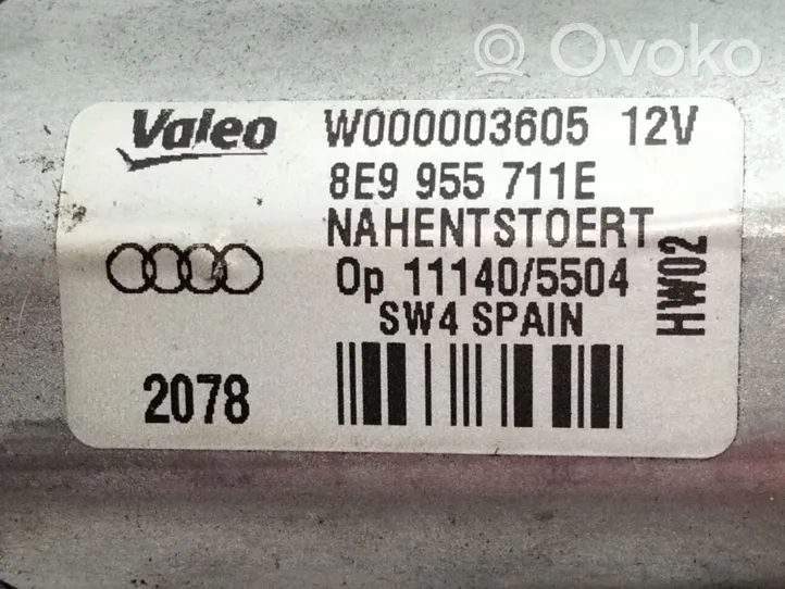 Audi Q7 4L Motorino del tergicristallo del lunotto posteriore 8E9955711E