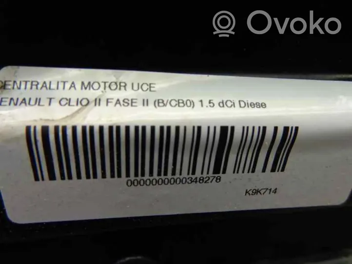 Renault Clio II Moottorin ohjainlaite/moduuli 