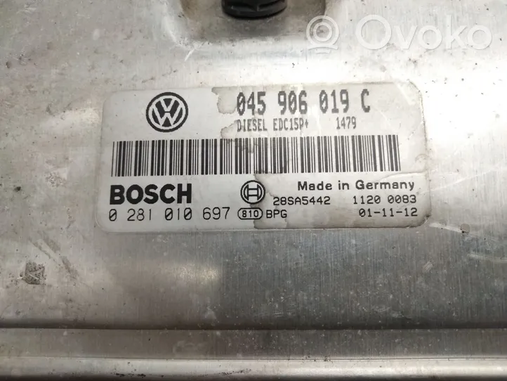 Volkswagen Polo Calculateur moteur ECU 045906019C