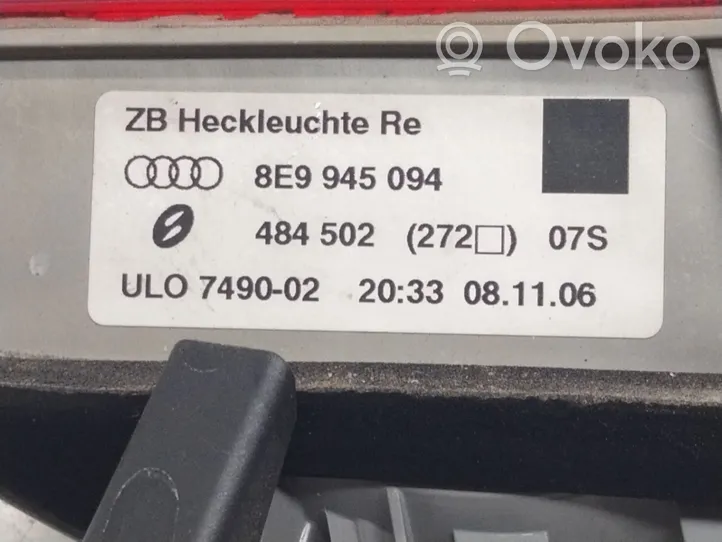 Audi A4 Allroad Lampa tylna 8E9946094