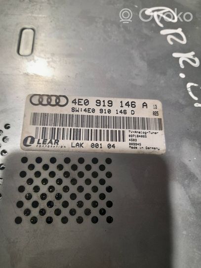 Audi A6 S6 C6 4F Module de contrôle vidéo 4E0919146A