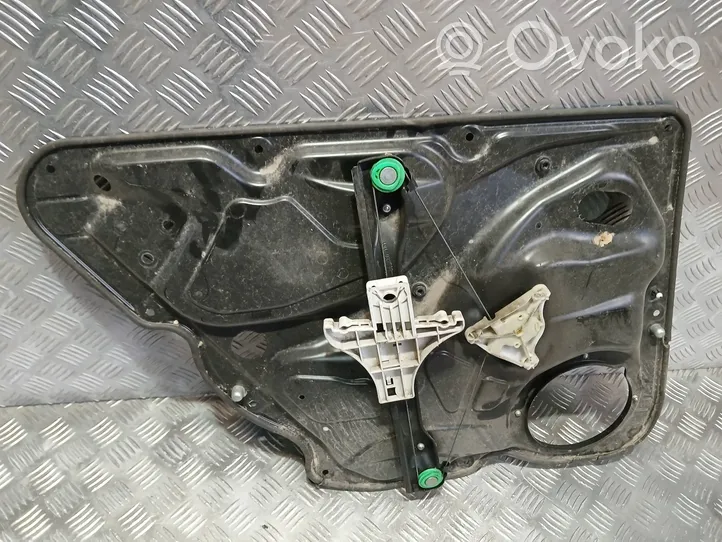 Volkswagen PASSAT B6 Meccanismo di sollevamento del finestrino posteriore senza motorino 3C4839756H