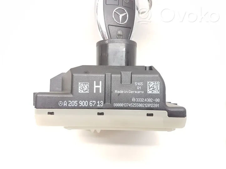 Mercedes-Benz C W205 Kit centralina motore ECU e serratura A6519000603