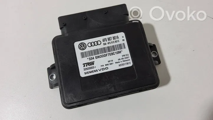 Audi A6 Allroad C6 Modulo di controllo del freno a mano 4F0907801A