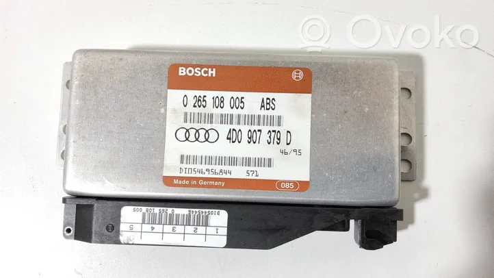 Audi A4 S4 B5 8D ABS-ohjainlaite/moduuli 4D0907379D