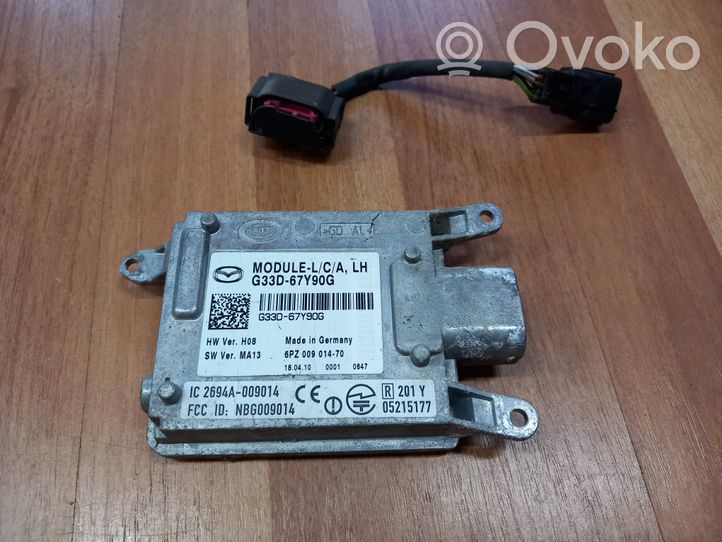 Mazda 6 Capteur radar d'angle mort G33D67Y90G