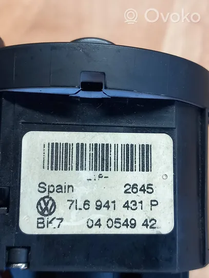 Volkswagen Touareg I Interrupteur d’éclairage 7L6941431P